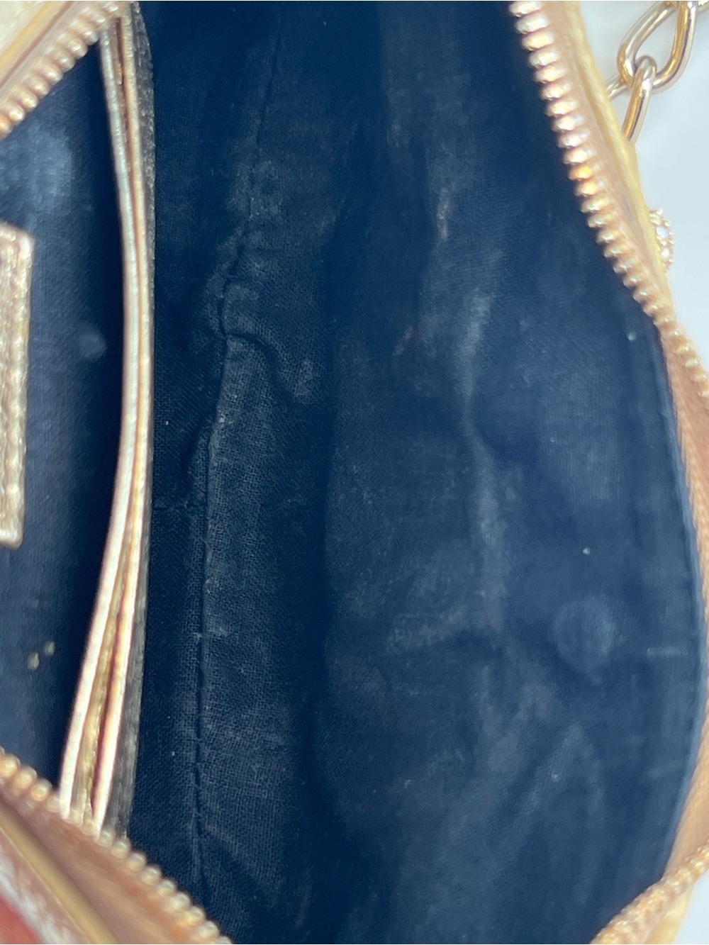 Balenciaga Le Cagole Mini Shoulder Bag Gold Leather With Crystal Studs - Picture 9 of 12